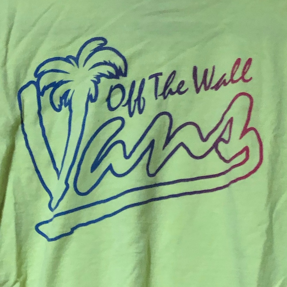 NEON YELLOW VAN’S T-SHIRT